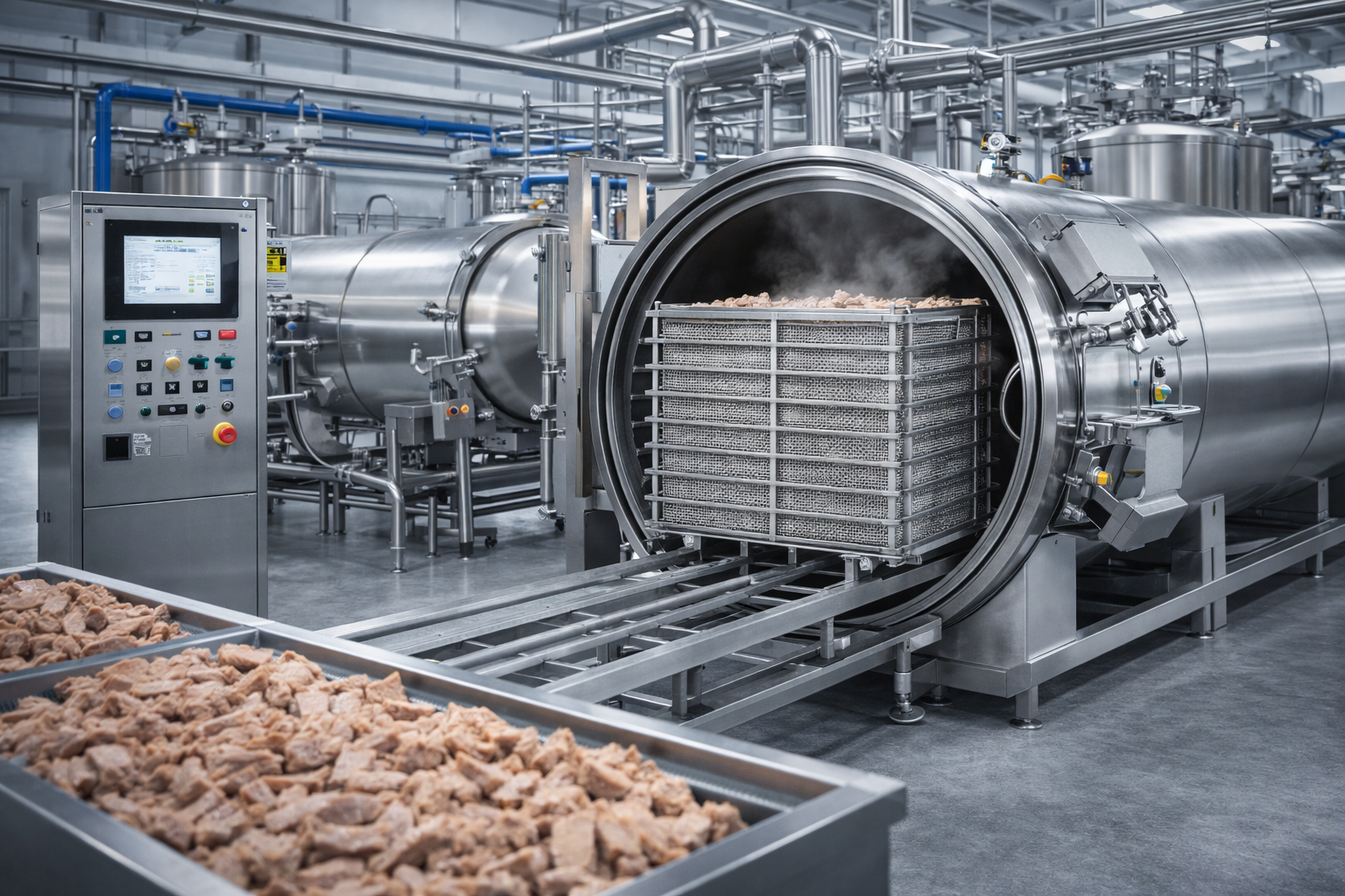 Ton Balığı Pişirme Otoklavı