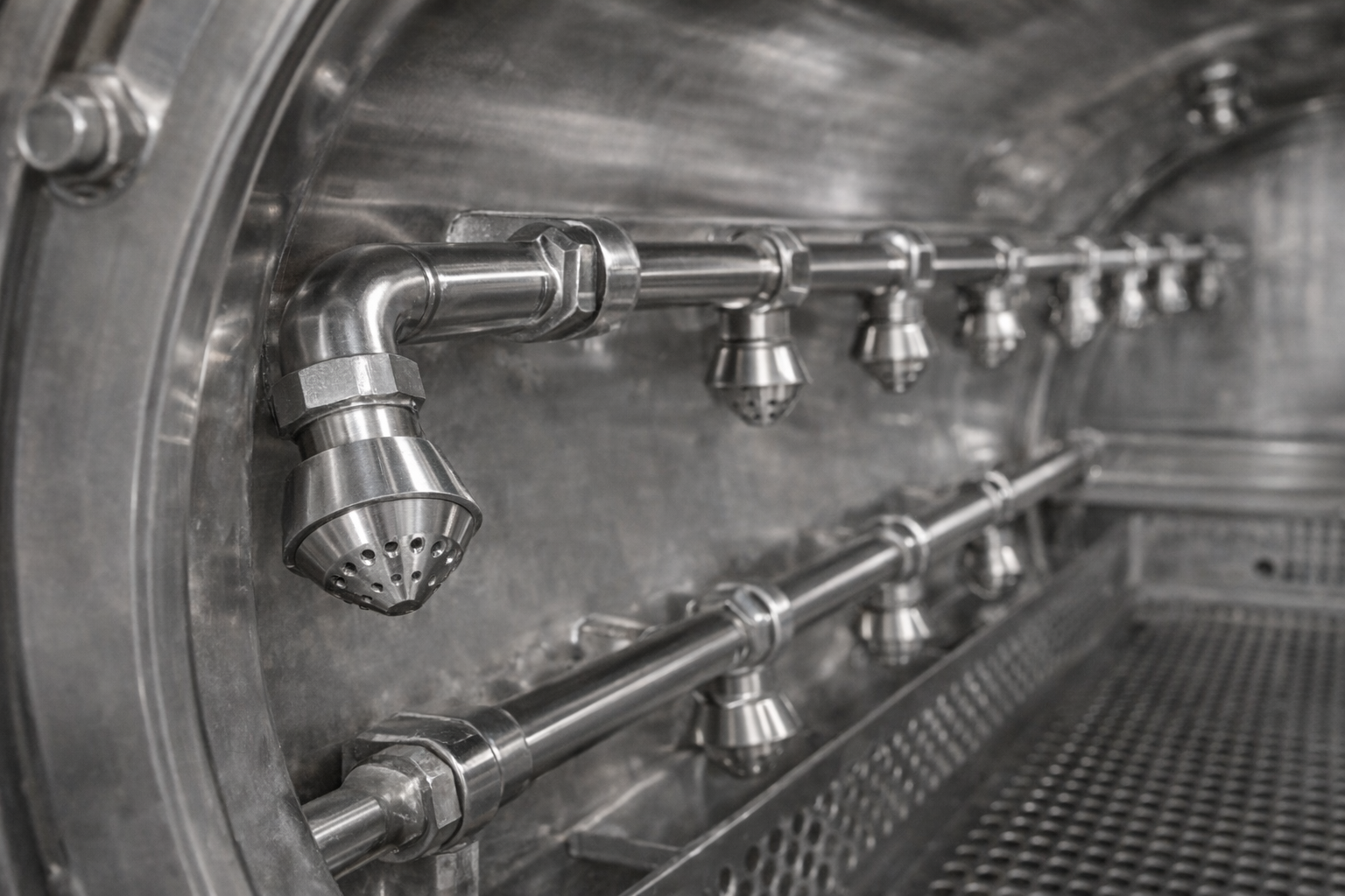 Otoklav İç Püskürtme Fıskiye Sistemleri